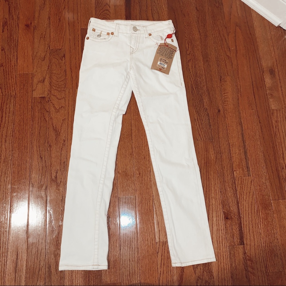 BAND NEW Kids True Religion White Jeans